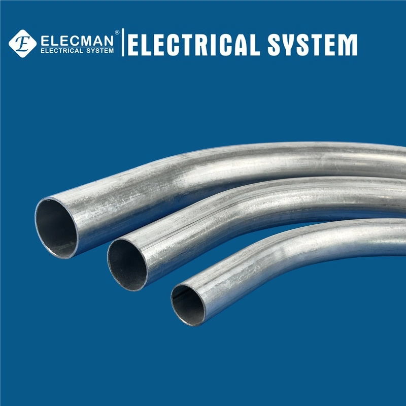 Electrical Metallic Tubing (EMT) Elbow 45 Degree or 90 Degree EMT Elbow Conduit Elbow Curva EMT