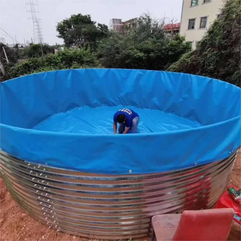 Usine en gros Réservoir de poisson pliable en PVC économique Réservoir de poisson