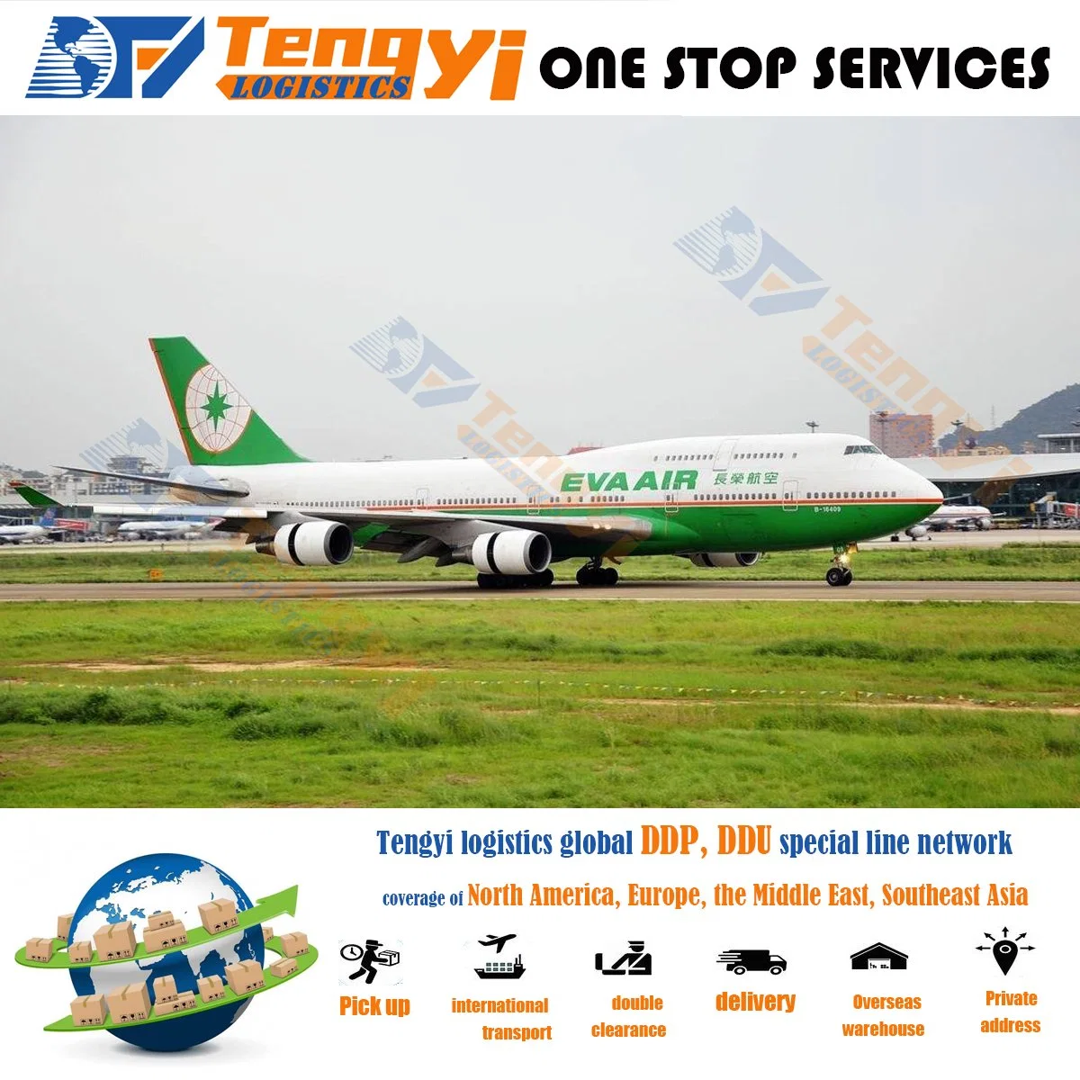 One Stop Freight Service From Hong Kong /Shenzhen /Guangzhou DDP Air Cargo to Us