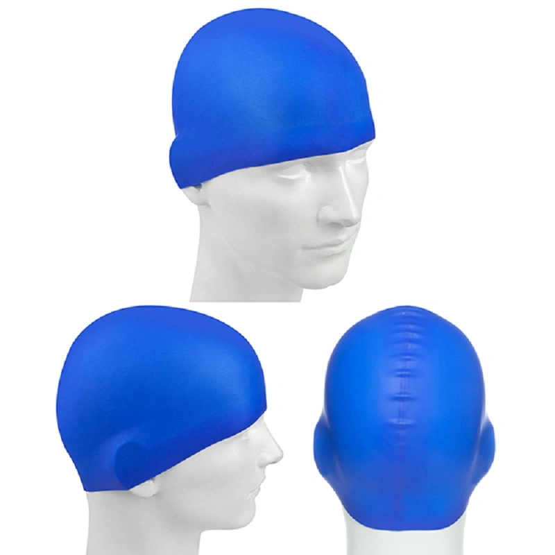 Bonnet de bain personnalisé, bonnet de natation en silicone bon marché, bonnet de natation en silicone de sport avec logo imprimé.