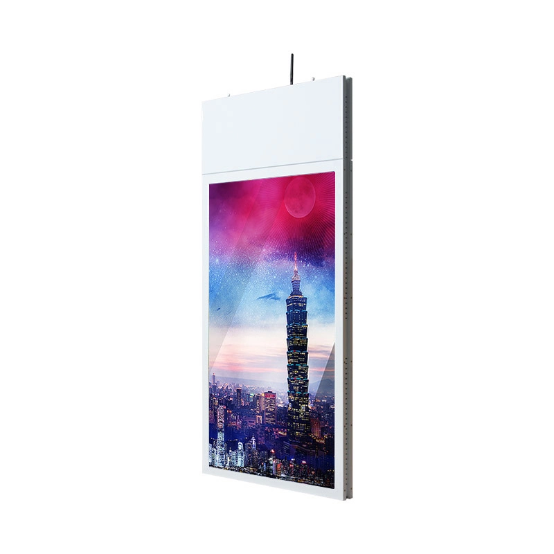 55 Inch Ultra Slim Double Sided Digital Display Ceiling Hang LCD Screen Signage