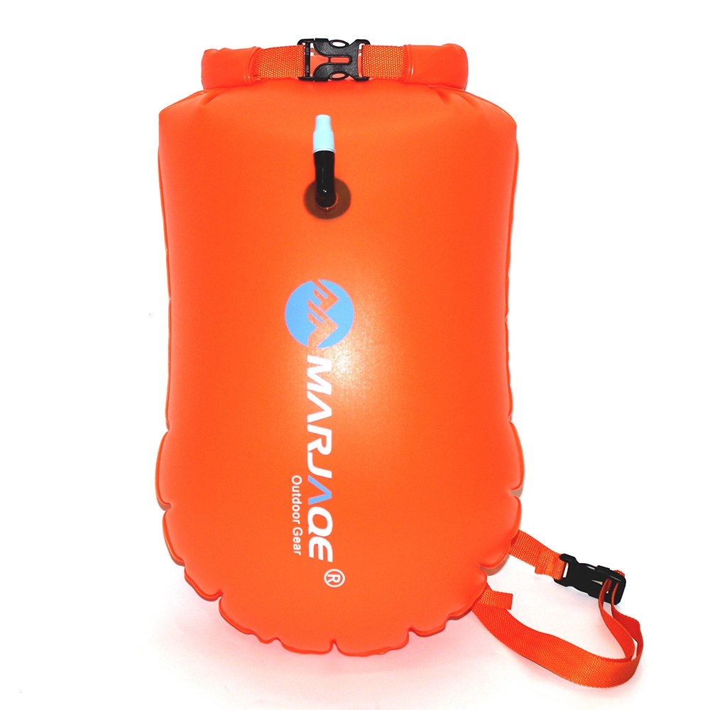 20L PVC Outdoor Waterproof Dry Bag Inflatable Storage Flotation Rafting Drift Bag River Life-Saving Swimming Buoy