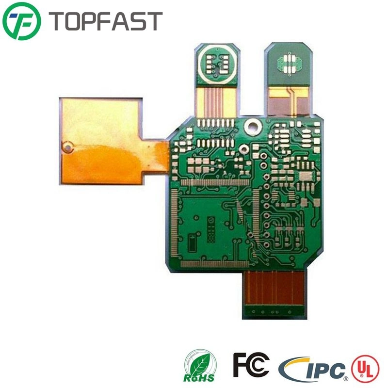 نموذج أولي تصنيع لوحة دوائر لوحة الدوائر المطبوعة (PCB) الصلبة المرنة لمجموعة PCBA متعددة الطبقات