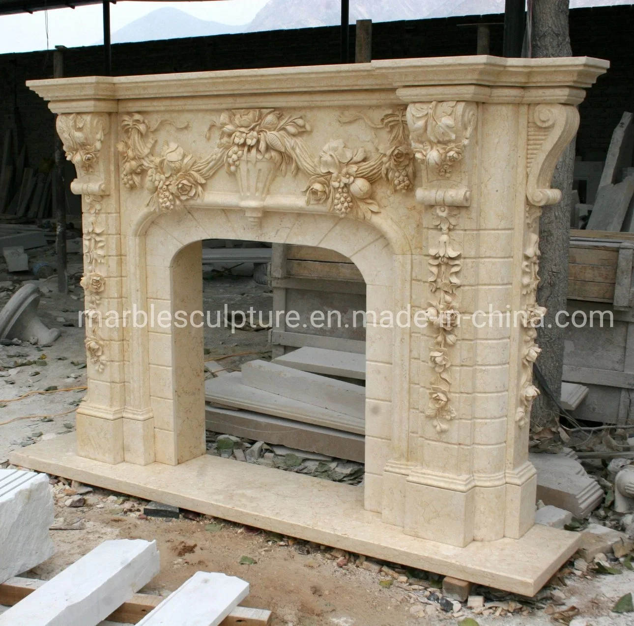 Marble Fireplace Surround (SY-MF-026)