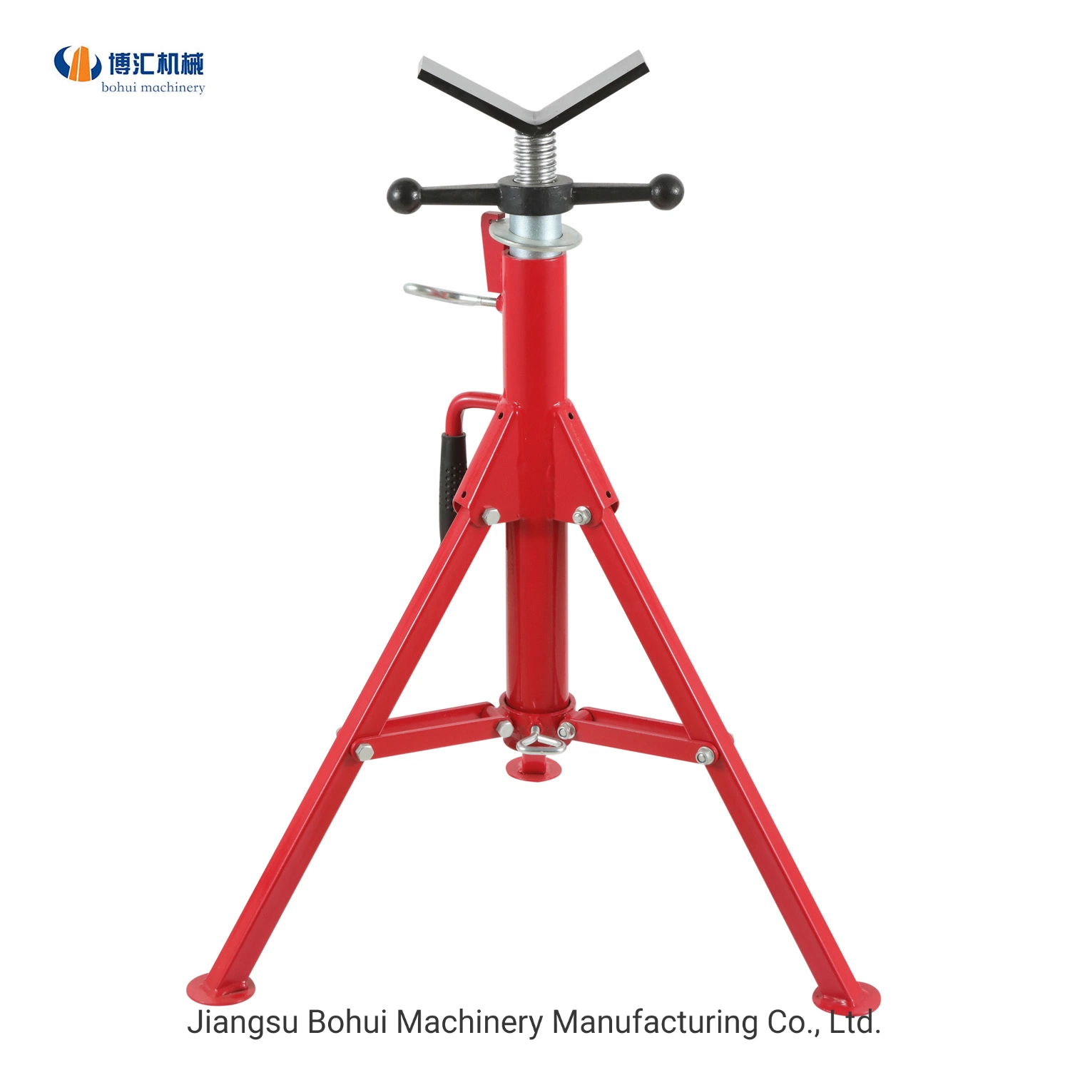 Engineered Portable Folding 1107 Tripod Support Frame Pipe Stand 12 Inch Pipe Vice Stand