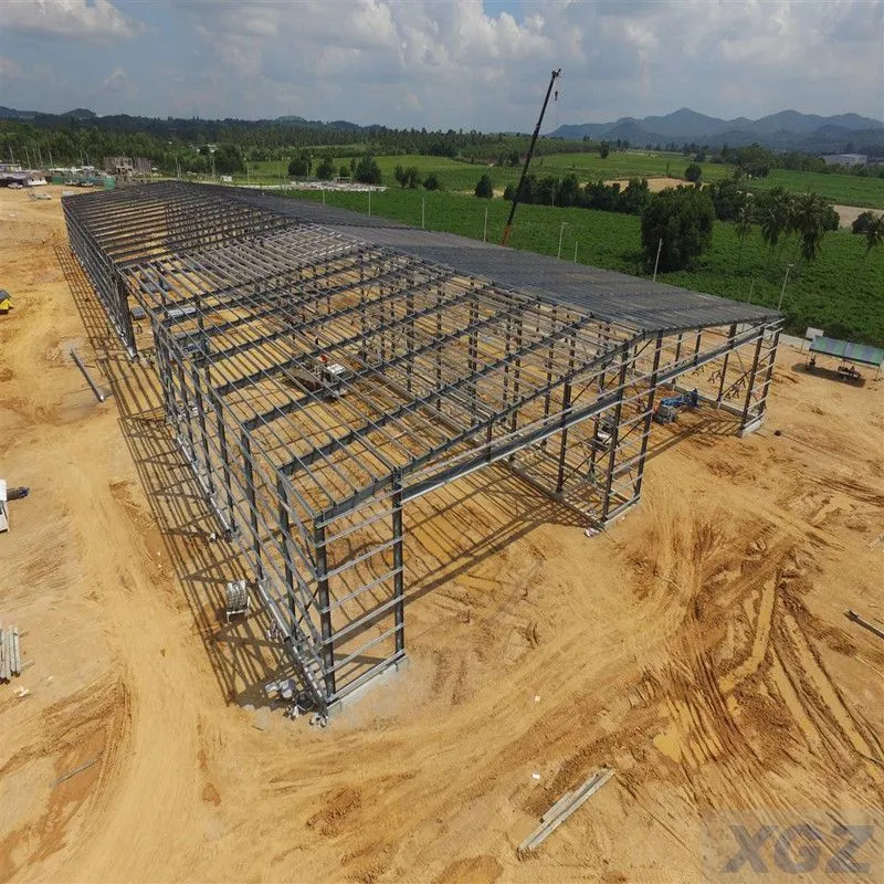 Prefab Building Light Steel Frame Prefabricated Metal Warehouse Workshop Construction Structure