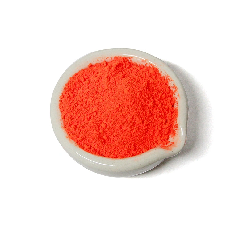 Anorganisches Fluoreszierendes Pigment Neonpigment Rot Orange Gelb Pigment für Druckfarbe und Beschichtung aus Kunststoff