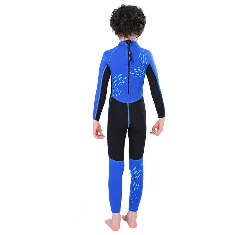 Novo design de 2,5 mm Preto e Blue Boy Diving Suit para Venda