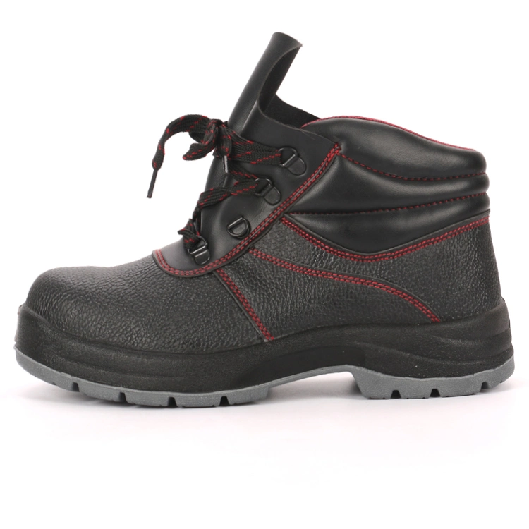 China Manufacturer CE Certifaction Base on Smooth Leather Safety Shoes