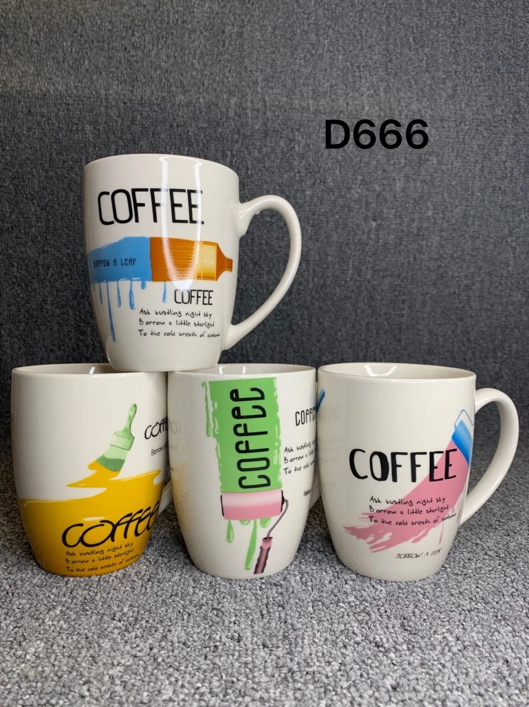 12oz Ceramic Coffee Mugs, Custom Printing Mug, Sublimation Ceramic Mug