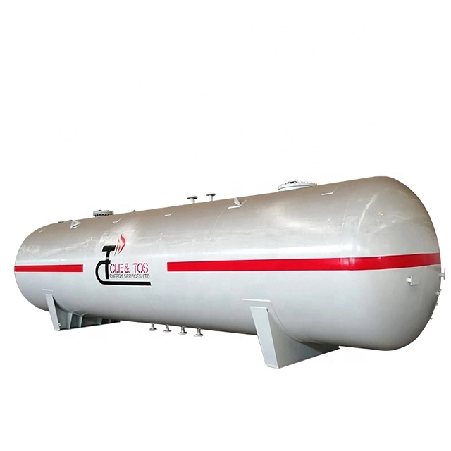 ASME 150 Cubic Meter Large 75tons 150m3 Horizontal LPG Storage Tank for Nigeria