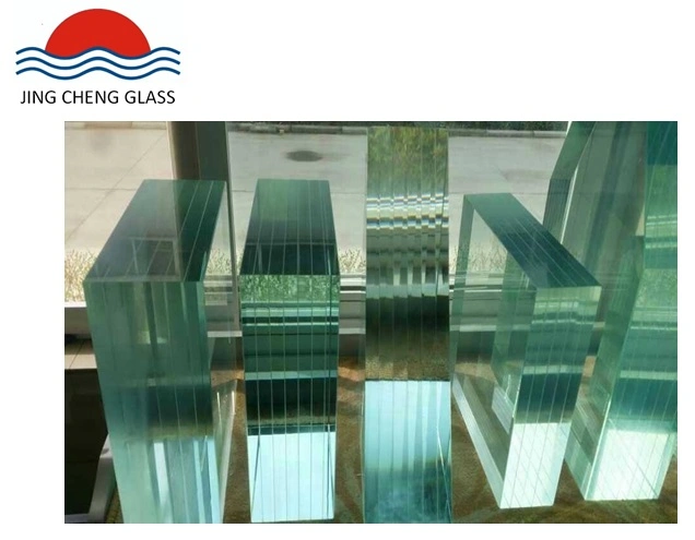 6.38mm/8.38mm/10.38mm/12.38mm Tempered Clear and Color Laminated Glass