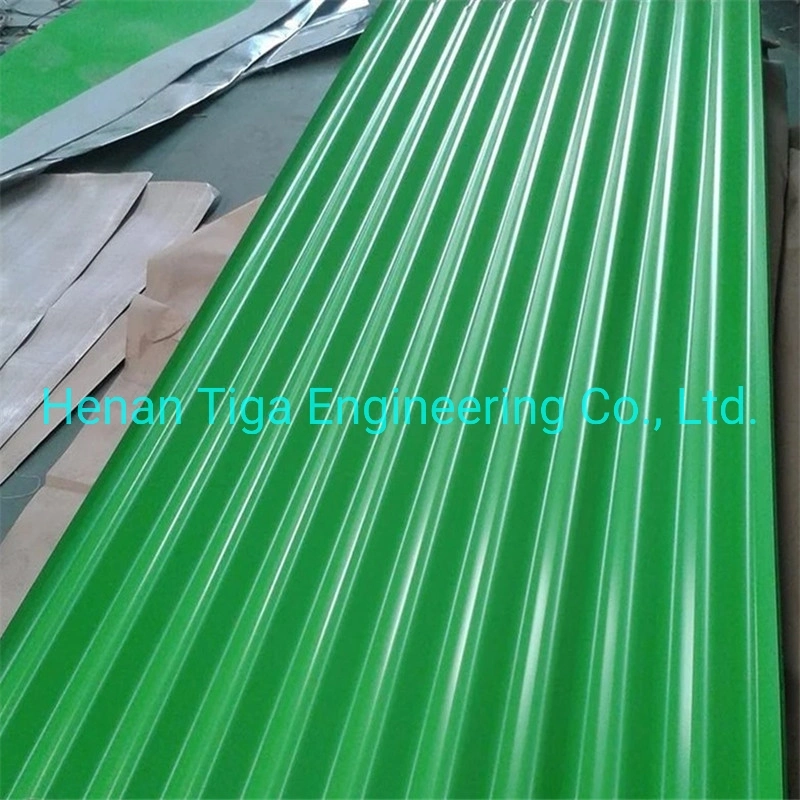 Color Coated Steel Tile Corrugated Roofing Sheets for Roof Construction