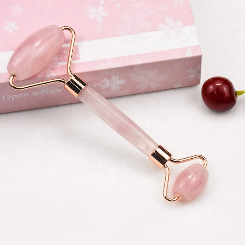 Rose Quartz Jade Roller Massager Anniversary Gift