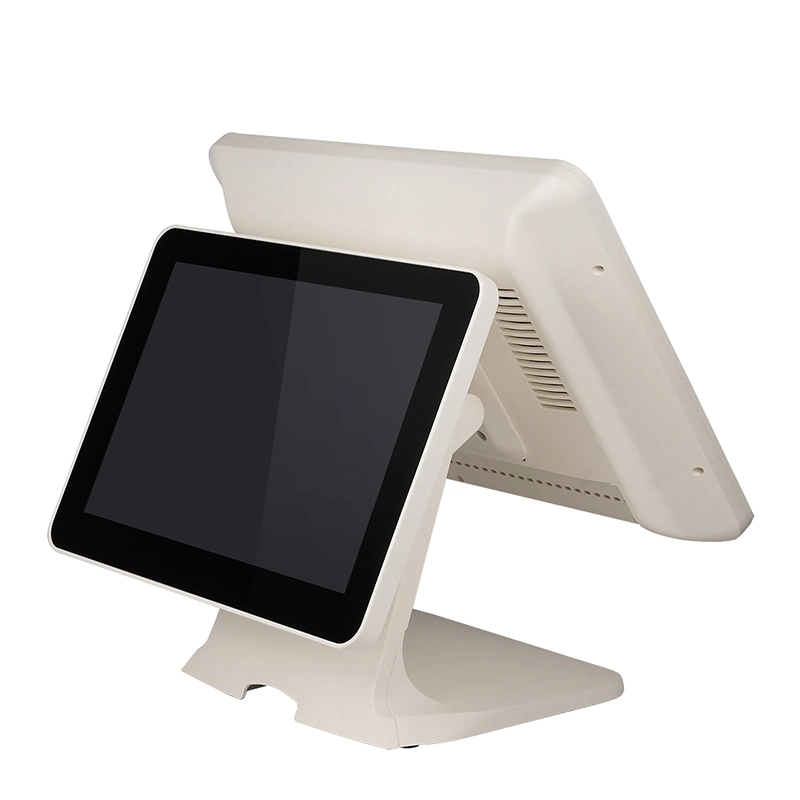 Point of Sale 15 Zoll + 9,7 Zoll Dual Screen All-in-One POS Systems Manchine Windows POS-Gerät