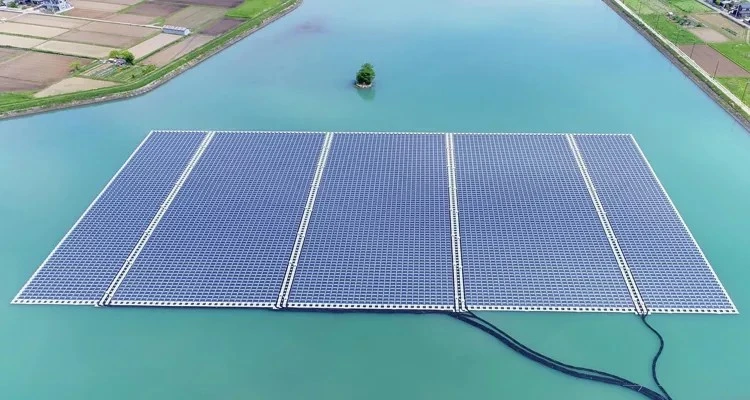 Schwimmende Montage Wasser-Racks PV Solar Power Panel Plant Kit Struktur See Reservior Halterung Solar Schwimmsystem