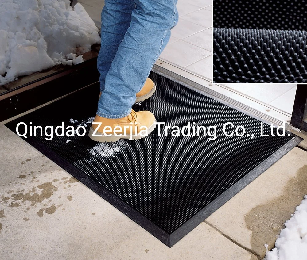 610*810*16mm Beveled Edge Safety Anti Slip Rubber Fingers Door Mat