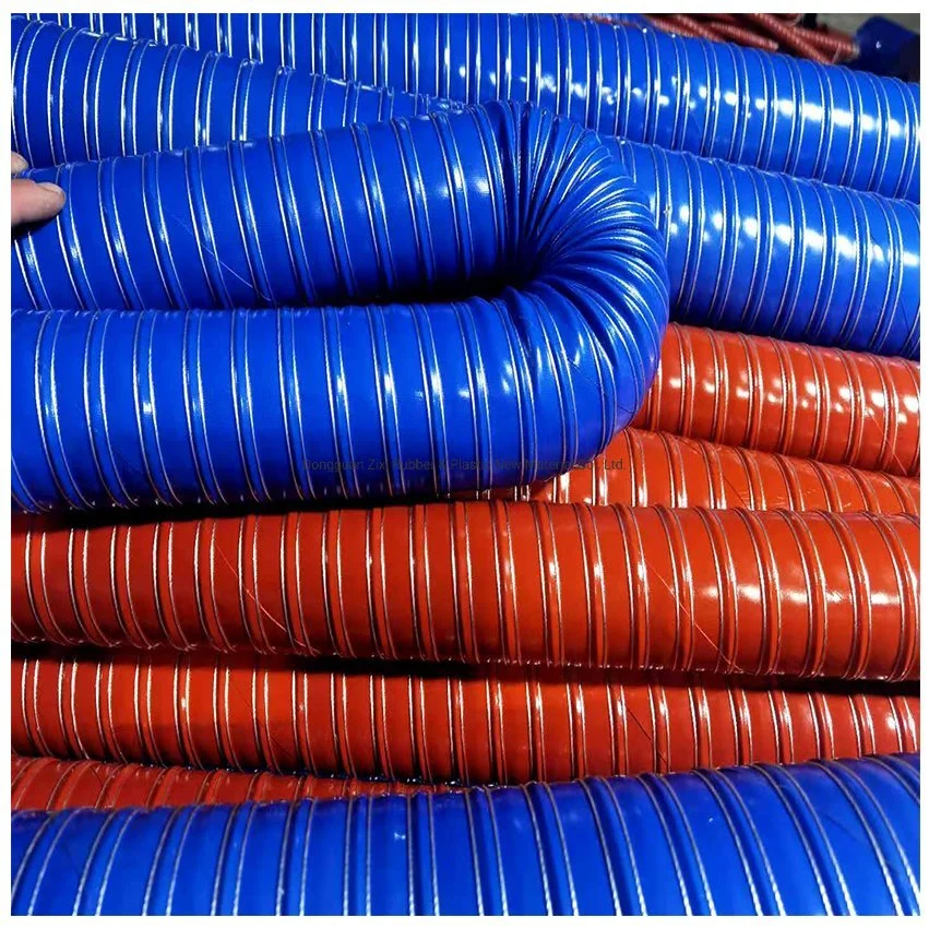 Black Color High Temperature Resistant Fiberglass Products Silicone Rubber Pipe