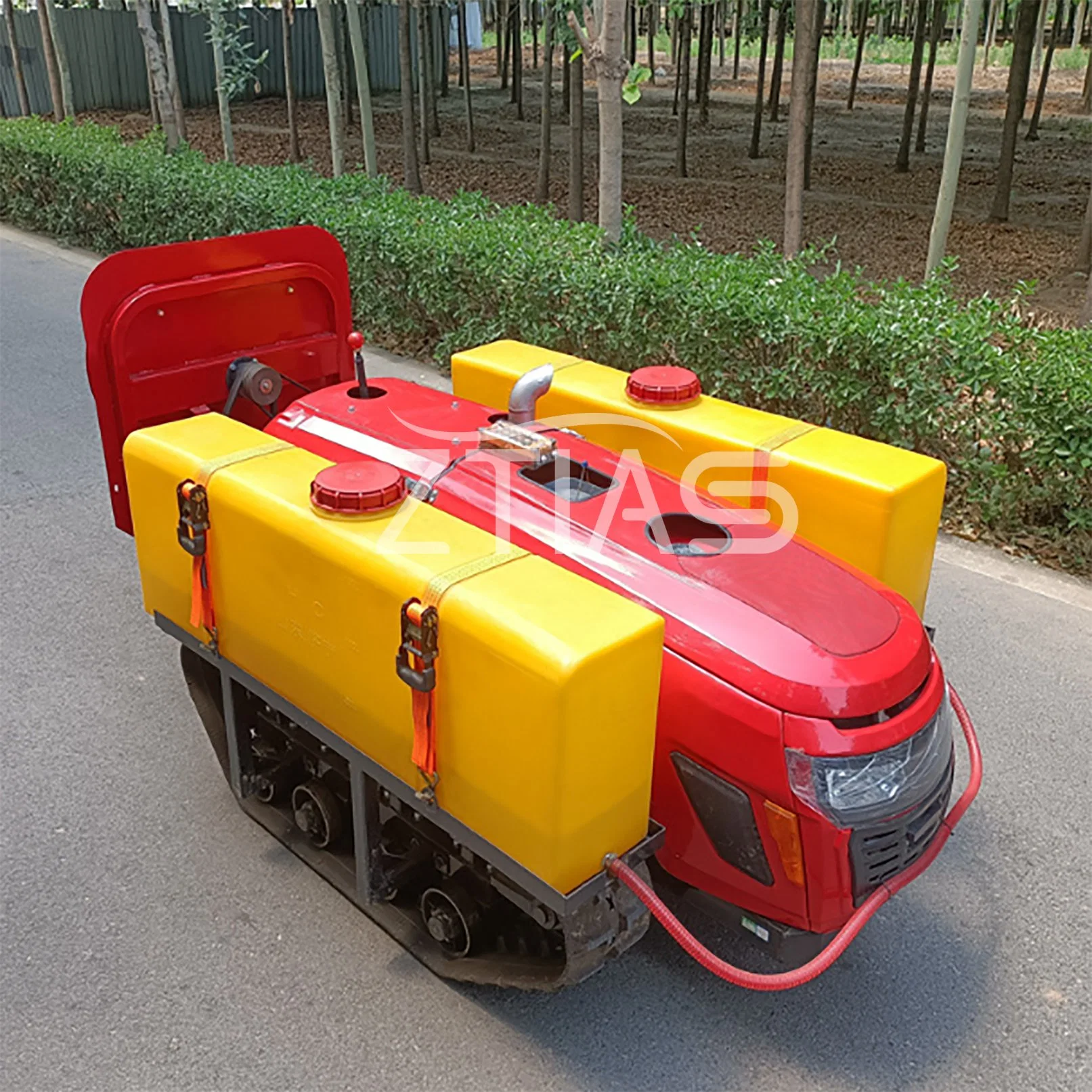 Agricultural Machinery Farm Crawler Rotary Tractor Tiller Tracked Ride Type Rotary Cultivator for Hot Sale Best Seller