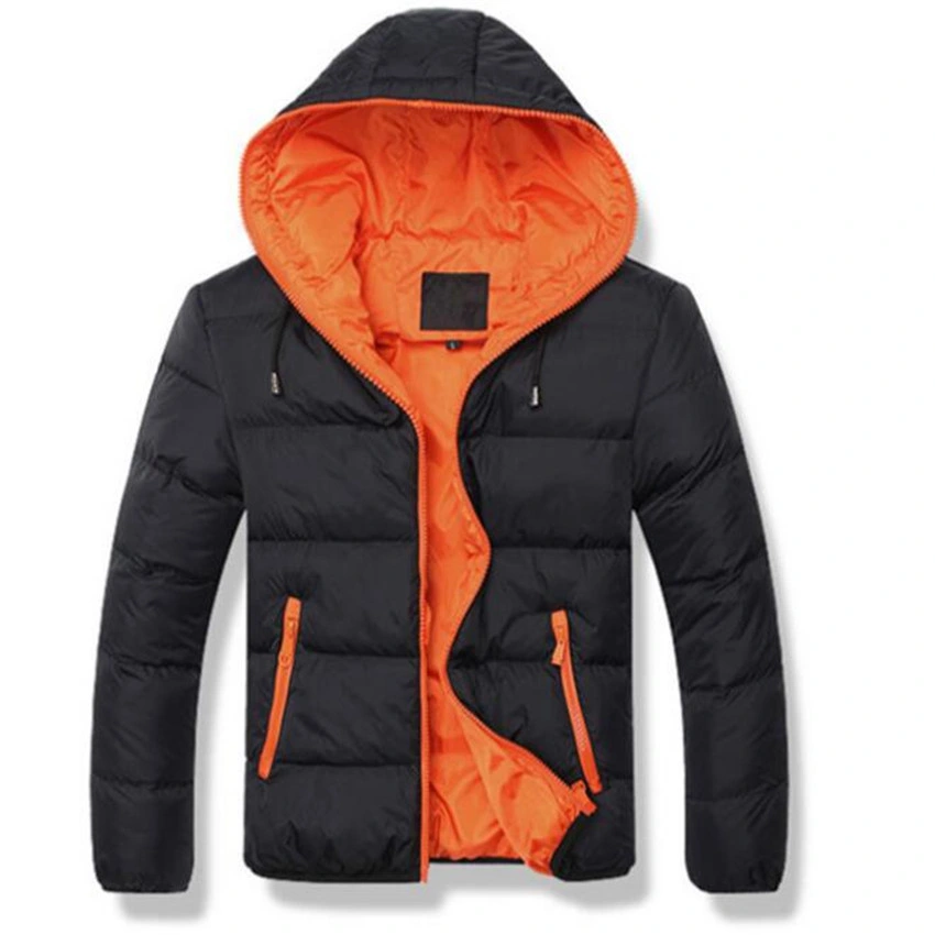 Veste matelassée tendance homme S veste matelassée à capuche en duvet d'hiver