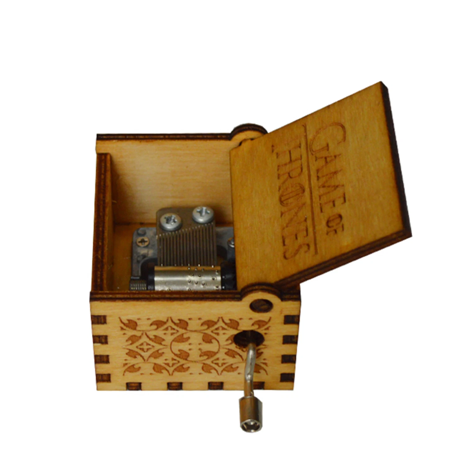 Mini Promotion Wooden Music Box Elegant Musical Box for Christmas Customized