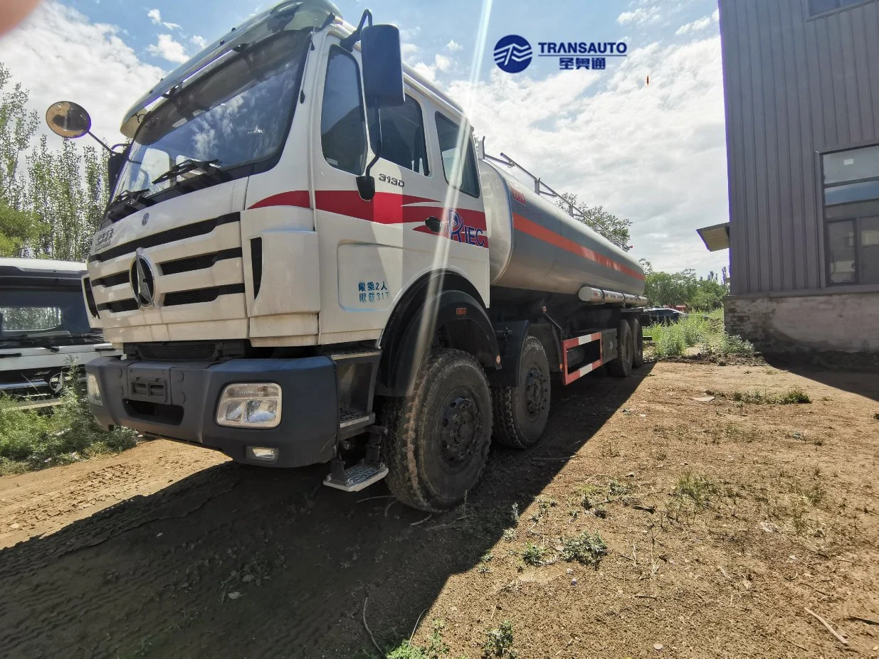 Hot Sale Used Benz Sinotruk HOWO Fuel Tank Truck Tankers Beiben Ng80 25 Cbm 12 Wheeel Truck