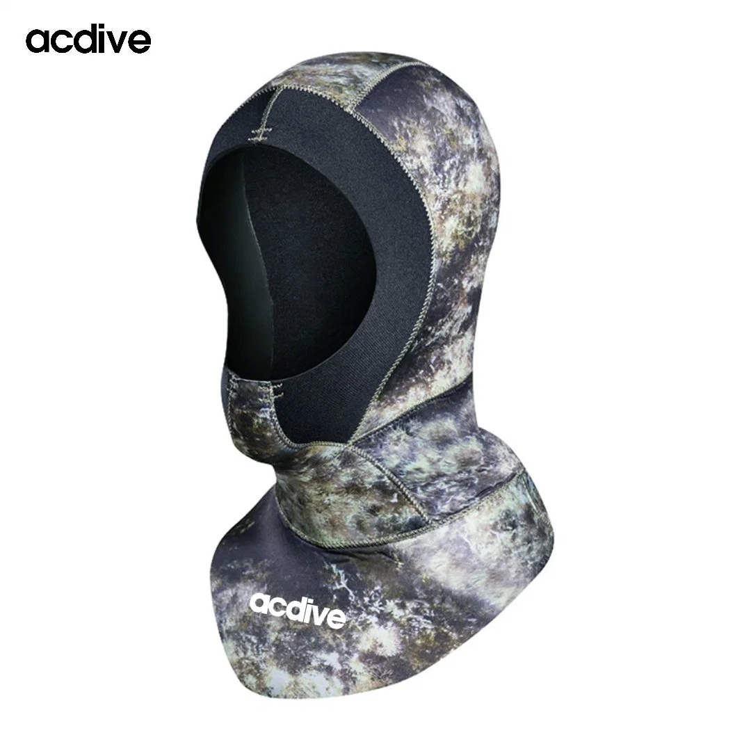 Keep Warm Camo 3mm Neoprene Diving Spearfishing Scuba Adult Customized Printed Aqua Hoods