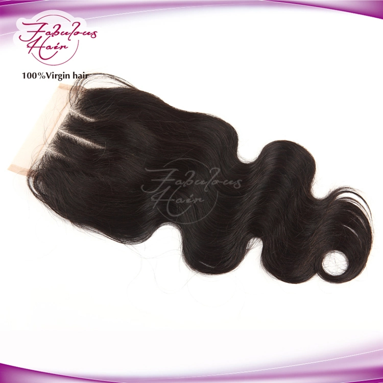 Original Burma Body Wave Remy Weave Swiss Lace Closures Hair