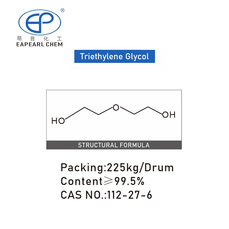 CAS 112-27-6 Triethylene Glycol Teg 99.5% Min Factory Best Price