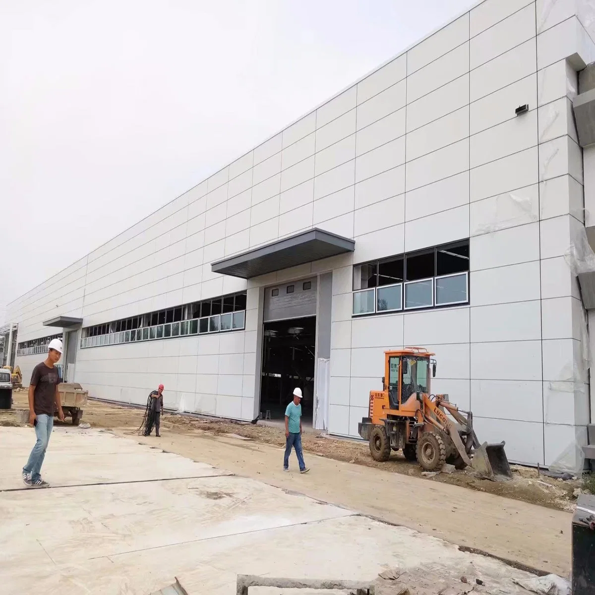 La famosa construcción prefabricada de metal Light Hangar Taller Estructura de acero