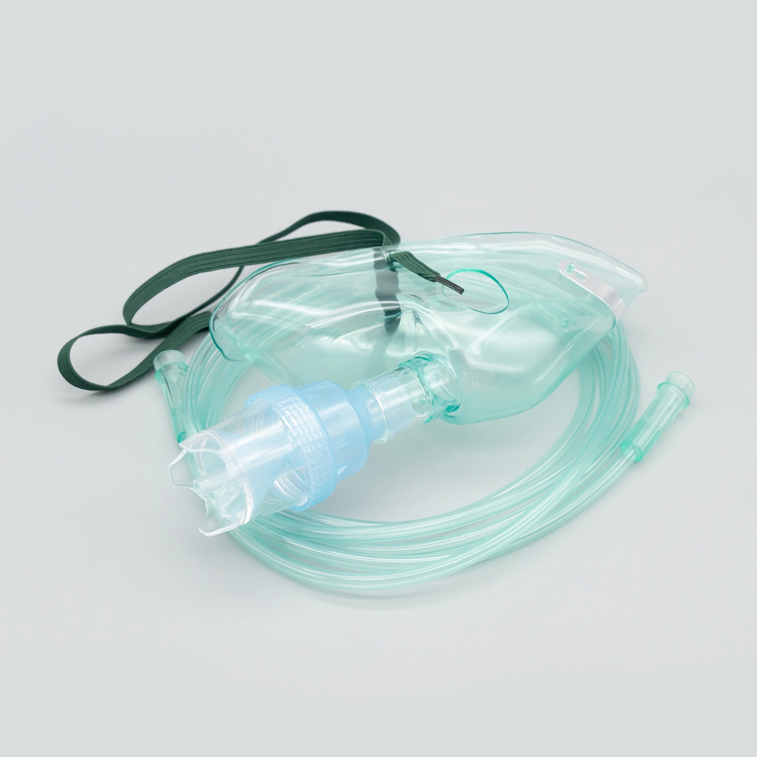 Vert clair, transparent adulte, enfant, nourrisson tubes endotrachéaux masque d'oxygène médical