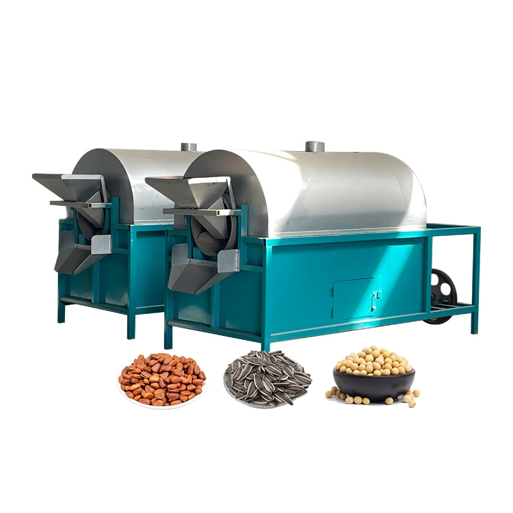 Sesame Seed Roaster Coffee Bean Roaster Machine Hot Sale Commercial Cacao Seed Drum Roaster with Cooler