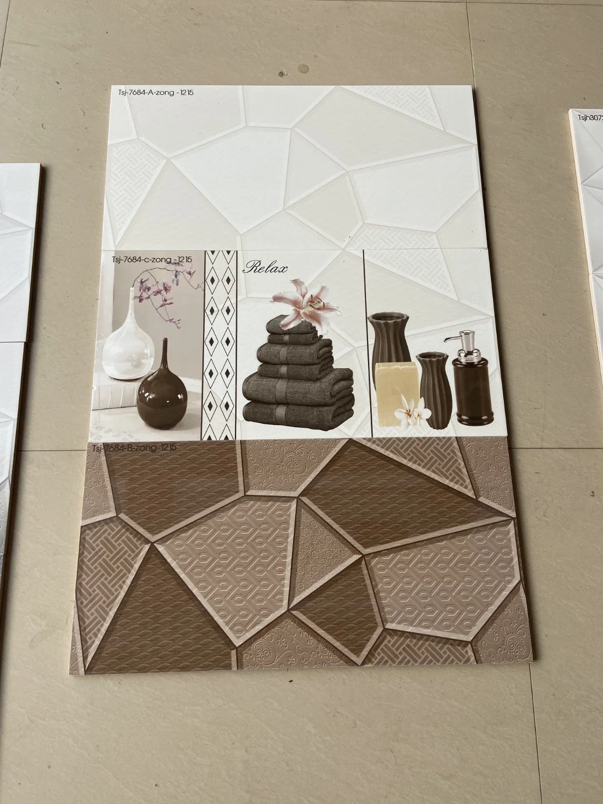 30X60cm New Inkjet Glazed Bathroom Ceramic Wall Tiles