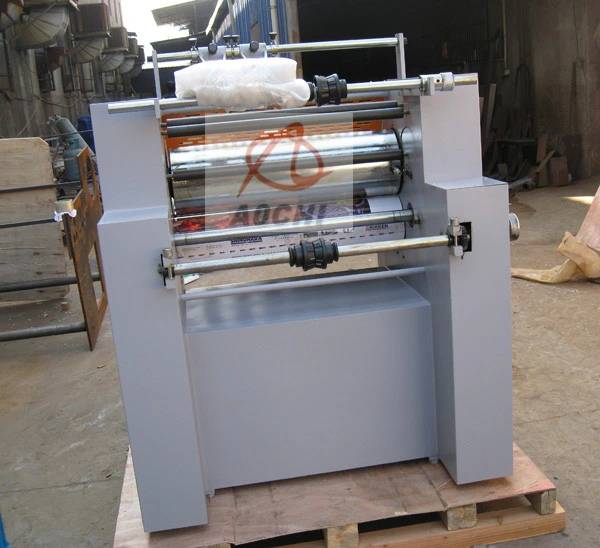 Manual Lamination with Hydraulic Heat Press Paperboard Laminating Machine