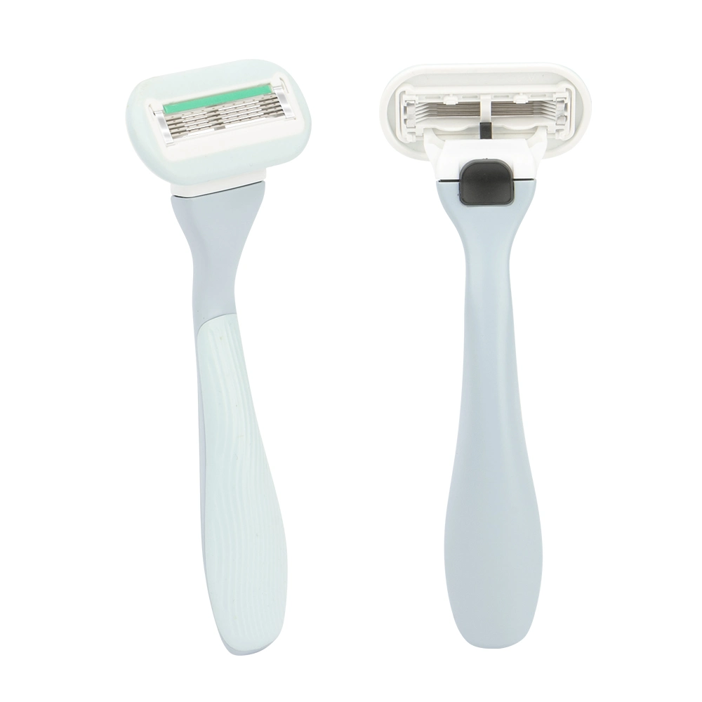 Lâmina de barbear Pubic Hair &amp; Skin para mulher e 1 lâmina de barbear Recarga System Lady Razor