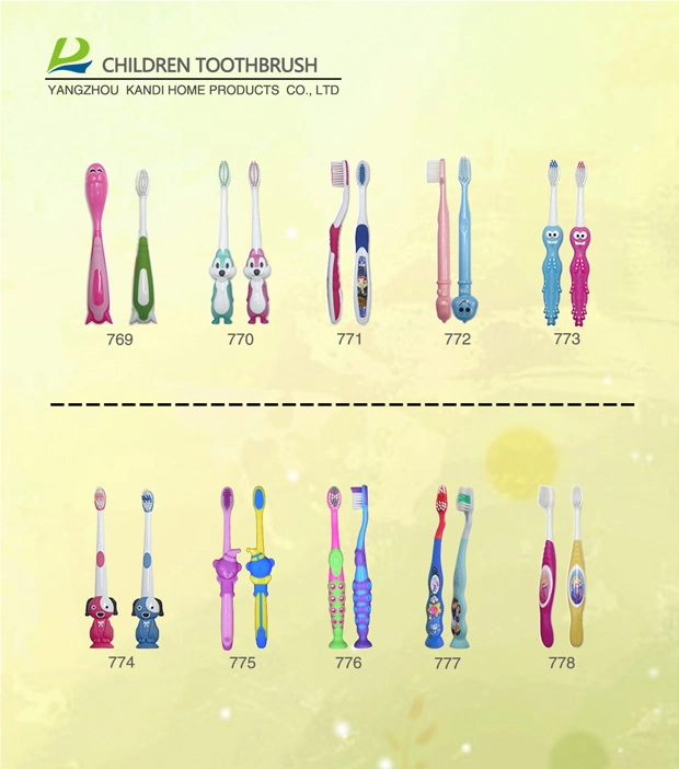 Animal Cartoon Baby Milk Teeth Toothbrush (3-6years)