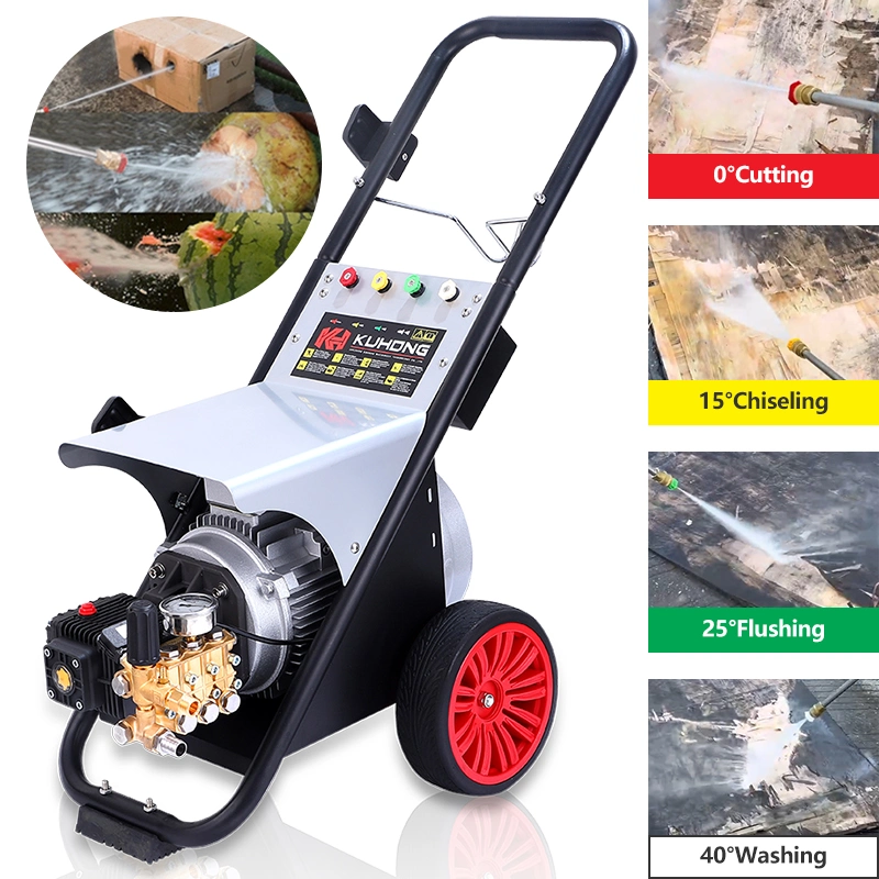 Kuhong Factory 10.4lpm 200bar High Pressure Car Washer Electrical