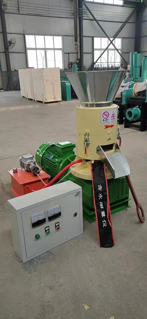 Livestock Chicken Cattle Sheep Pig Rabbit Duck Rice Husk Pellet Extruder Animal Poultry Feed Pellet Making Machine for Sale