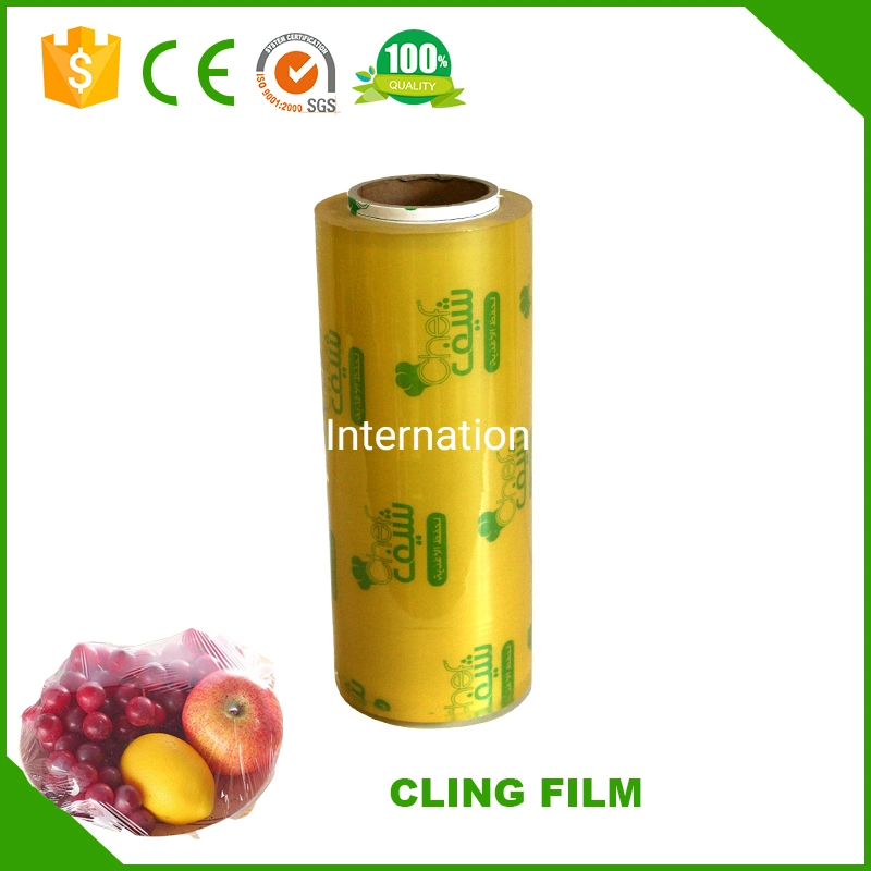 China PVC Protection Film Food Wrapping Film Plastic Antimicrobial Film Packaging Film Reusable Eco Friendly Plastic Wrap Kitchen Wares Stretch PVC Cling Film