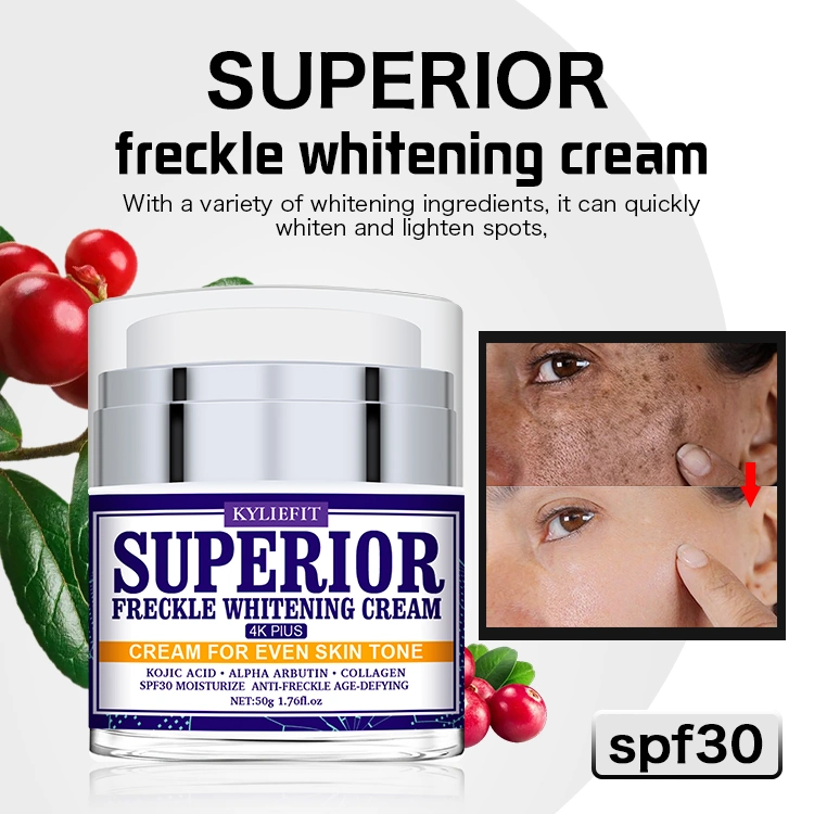 Natürliche Sommersprossen Entfernung Aufhellung Kojic Acid Preis Haut Feuchtigkeitscreme Gesicht Cremes Antiaging Creme für Frauen