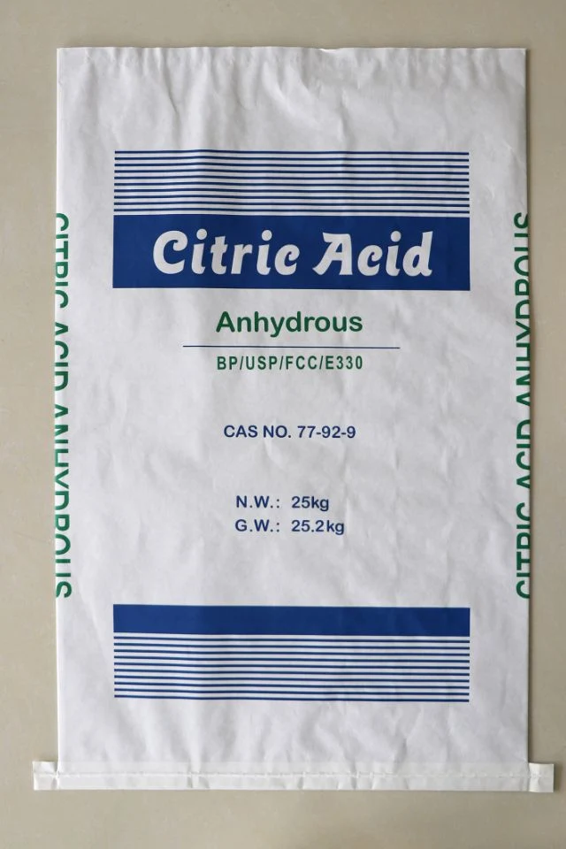 Un bon prix de haute qualité d'acide citrique monohydraté/Acide citrique anhydre/Citrate de sodium