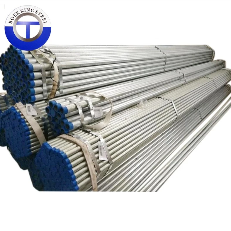 Good Quality Hot Dipped Large Diameter Galvanized Steel Round Tube ERW Galvanized Mild Steel Drain Pipe