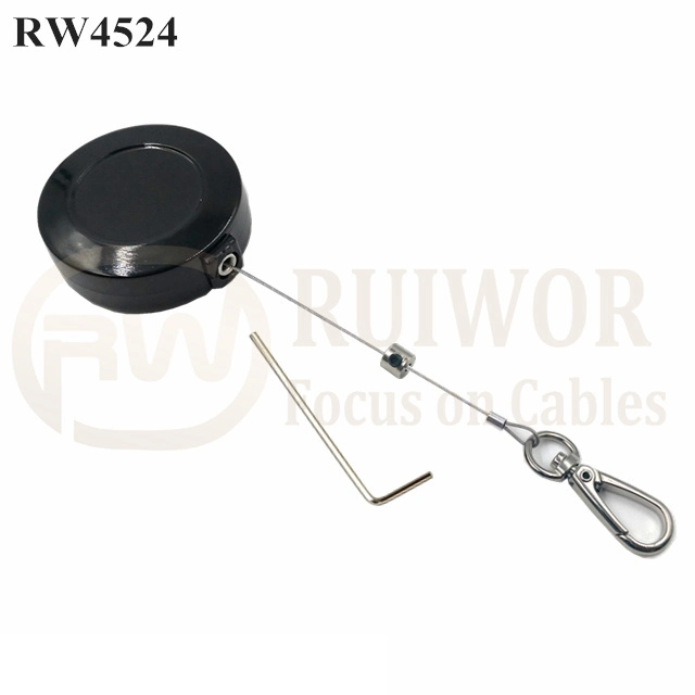 RW4524 Rodada pequeno visor caixa de puxar mais a chave de gancho