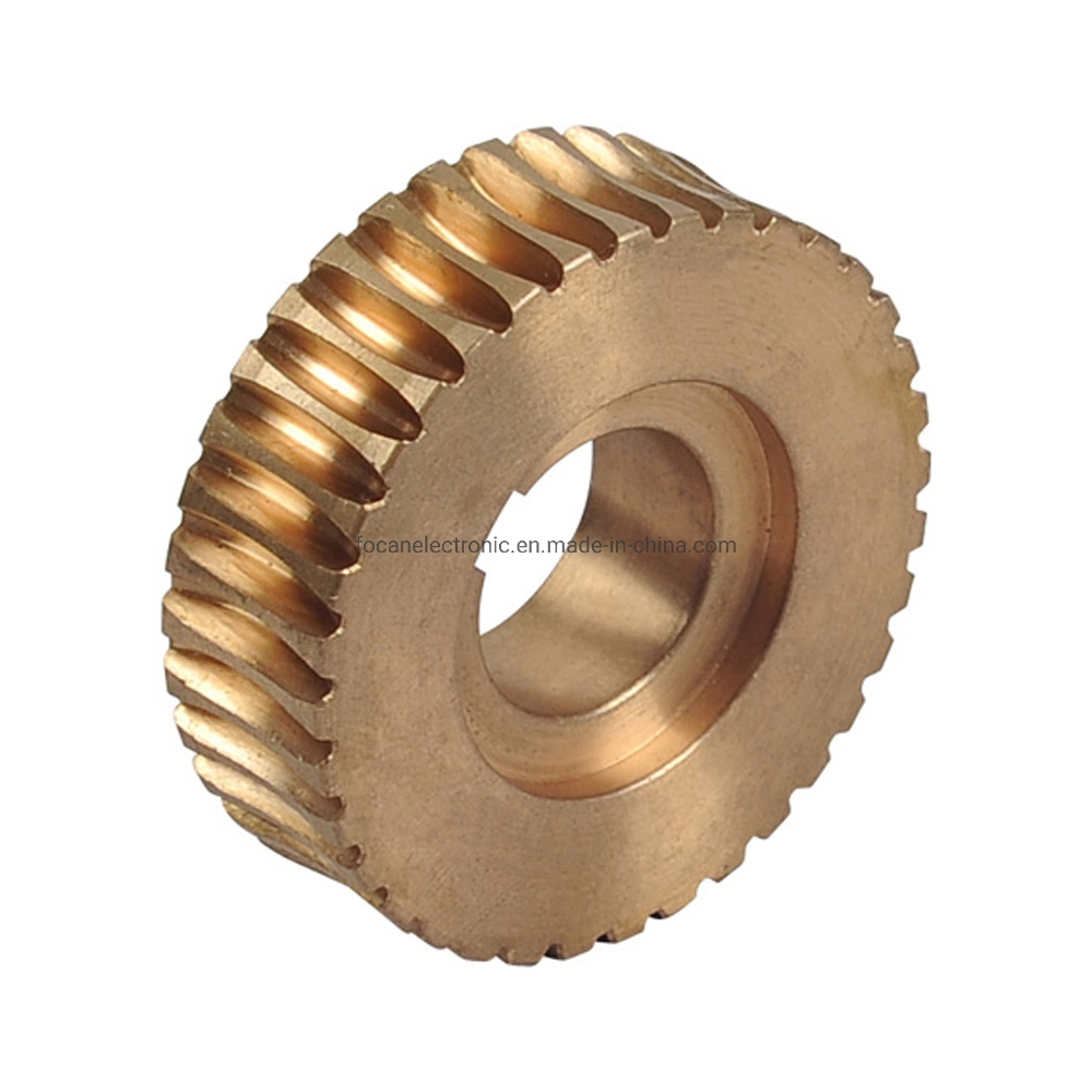 Brass Aluminium Steel Worm Wheel Drive Shaft Bevel Gear