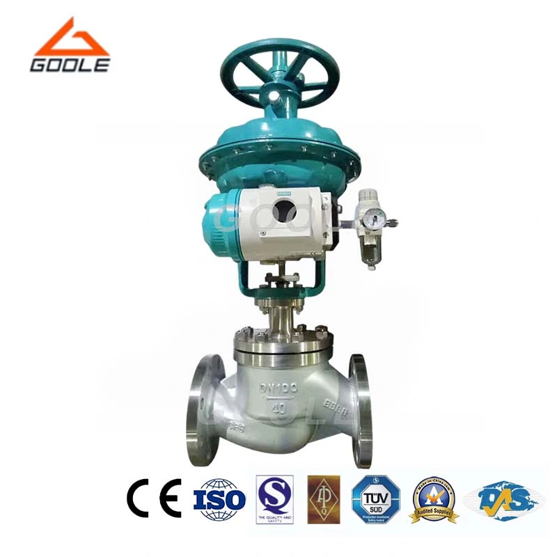 Diaphragm Type Pneumatic Single Seat Globe Control Valve with Manual Hand Wheel