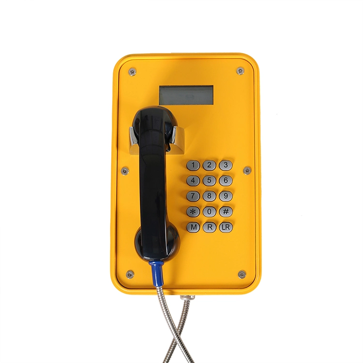 Outdoor-Industrie-Heavy Duty Notfall wetterfeste Telefon mit Display