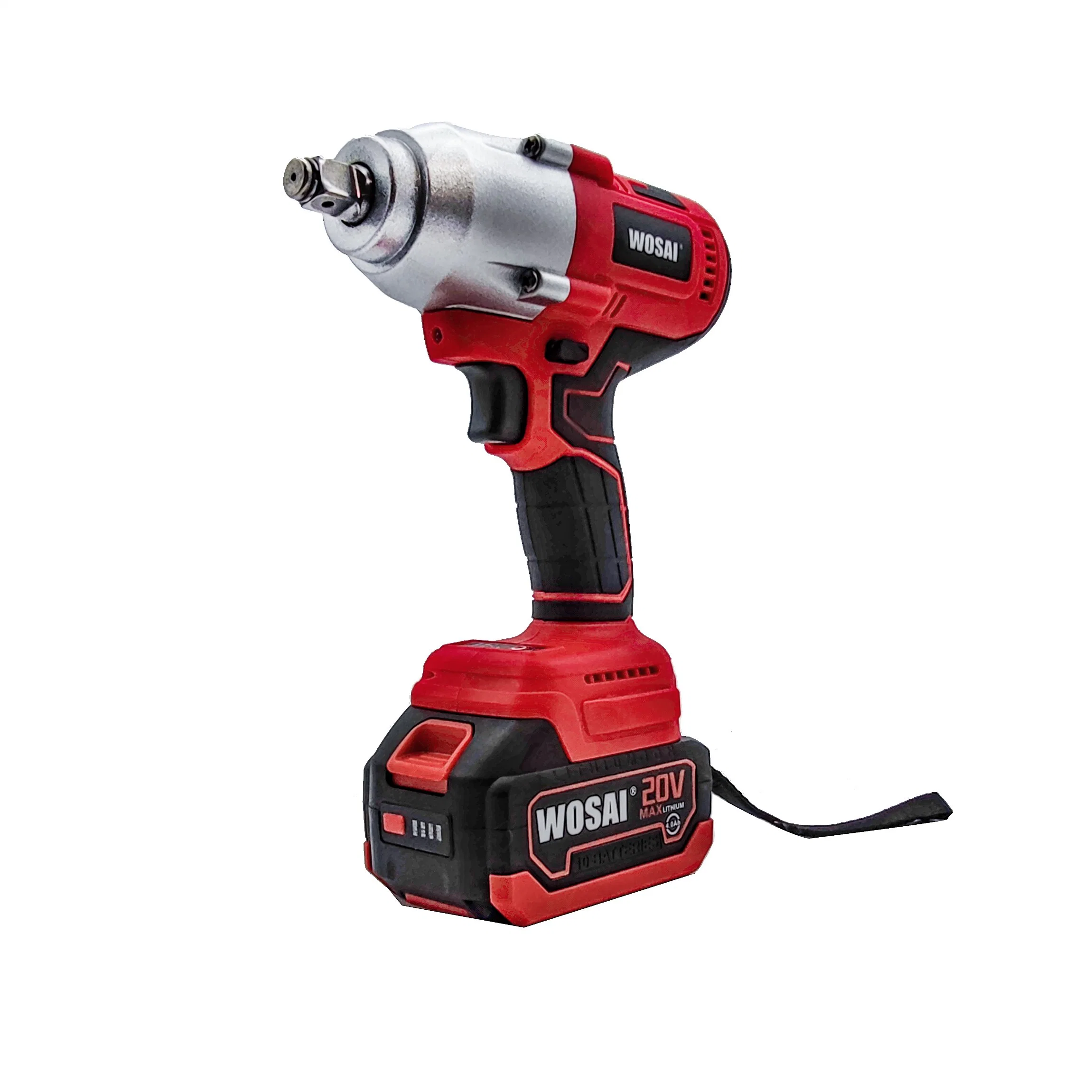 18V 20V 21V 550nm 1/2 Wosai Power Tools Cordless llave de impacto de la llave de par alto de la llave de tuercas de rueda