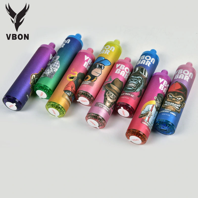 مصنع بالجملة وتفريت ECigarette Vbon Bar 9000 أطواق