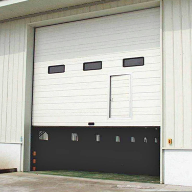 Horizontal Fireproof Roller Shutter Aluminum Window Sectional Metal Door