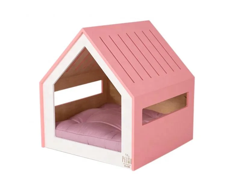 Dog Furniture with Bed Indoor Dog House Kennel Crate